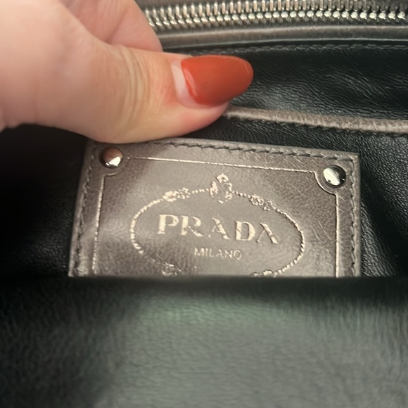 Prada Leather Woven Clutch - Picture 6 of 14